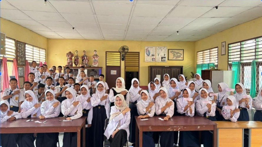 RS Permata Palembang Serahkan Bantuan IPAL kepada SMP Negeri 45 Palembang