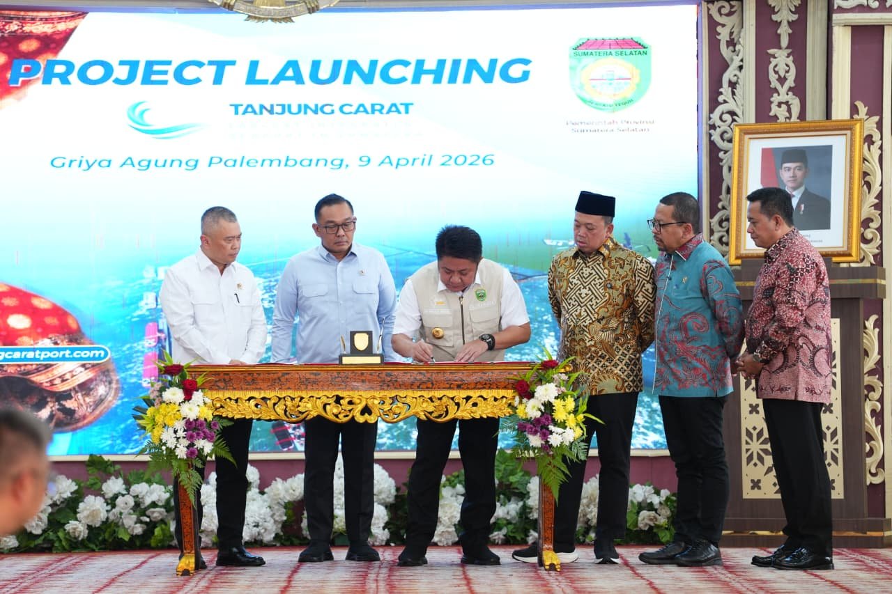 Langkah Besar Gubernur Herman Deru Antarkan Sumsel Miliki  Pelabuhan Samudera Tahun 2028