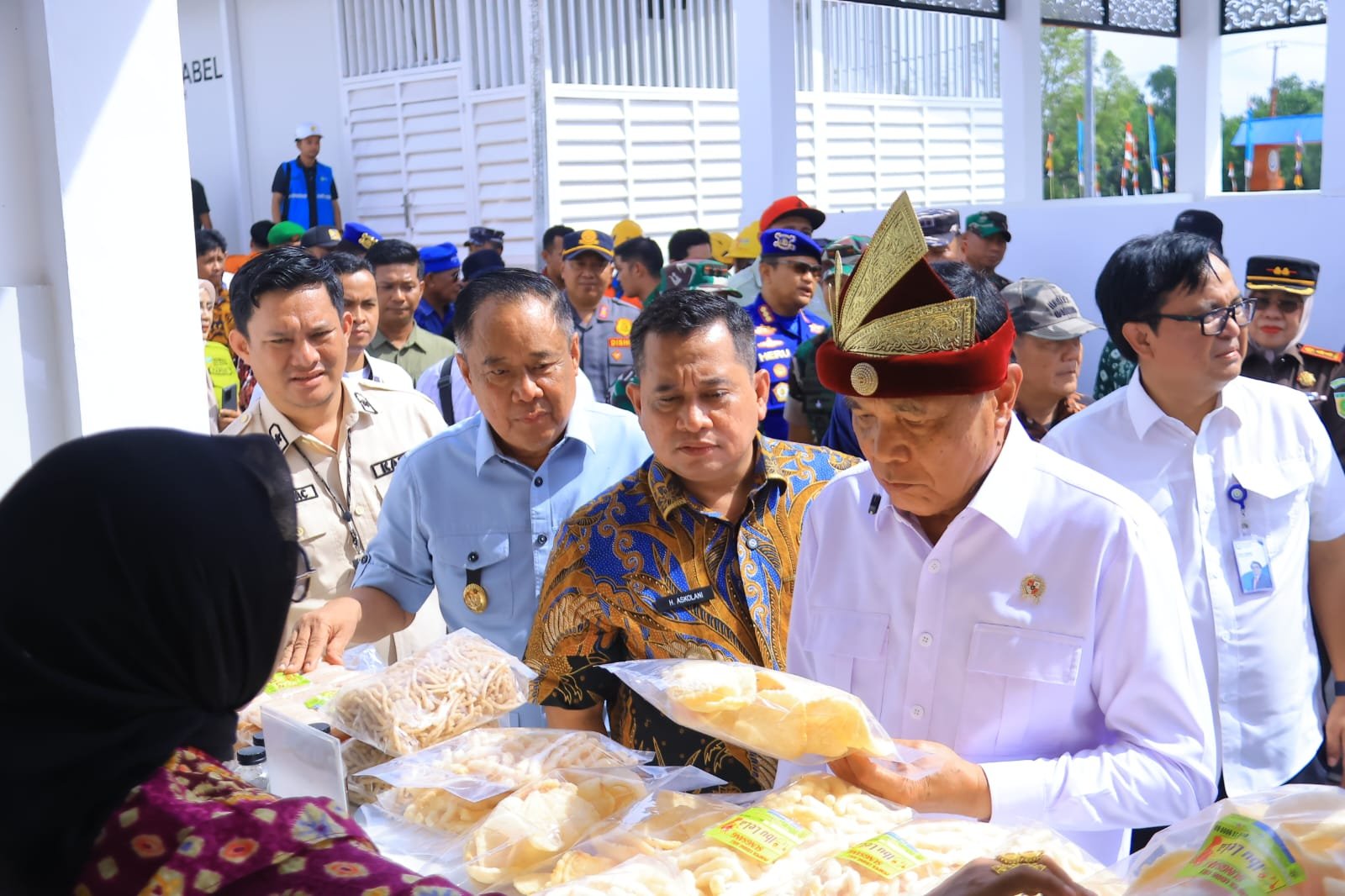 Wagub Sumsel Cik Ujang Usulkan SPBUN dan Jembatan Permanen saat Dampingi Menko Polkam di KNMP Sungsang
