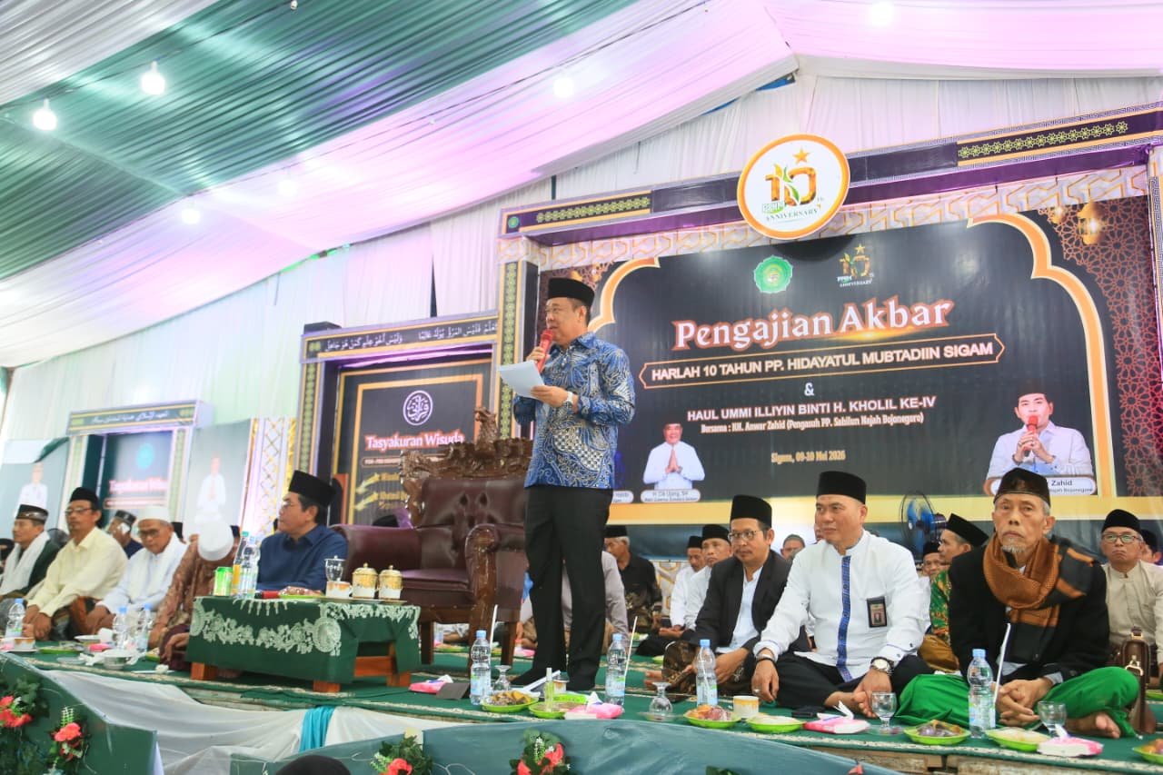 Wagub Sumsel Cik Ujang Hadiri Harlah ke-10 Ponpes Hidayatullah Mubtadiin, Ajak Warga Jaga Kerukunan