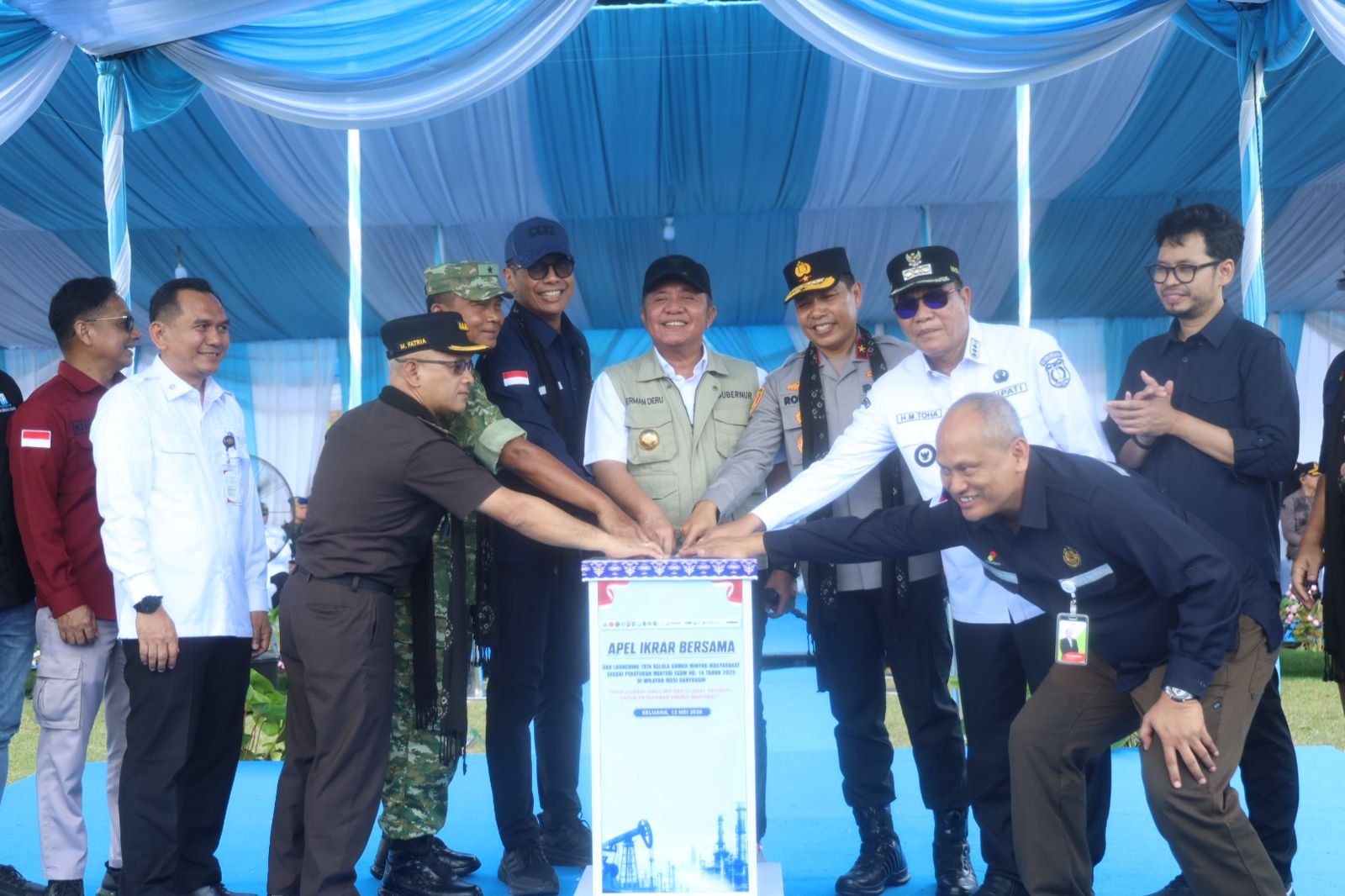 Gubernur Herman Deru Tegaskan Komitmen Tata Kelola Sumur Minyak Masyarakat Sesuai Permen ESDM Nomor 14 Tahun 2025 di Muba