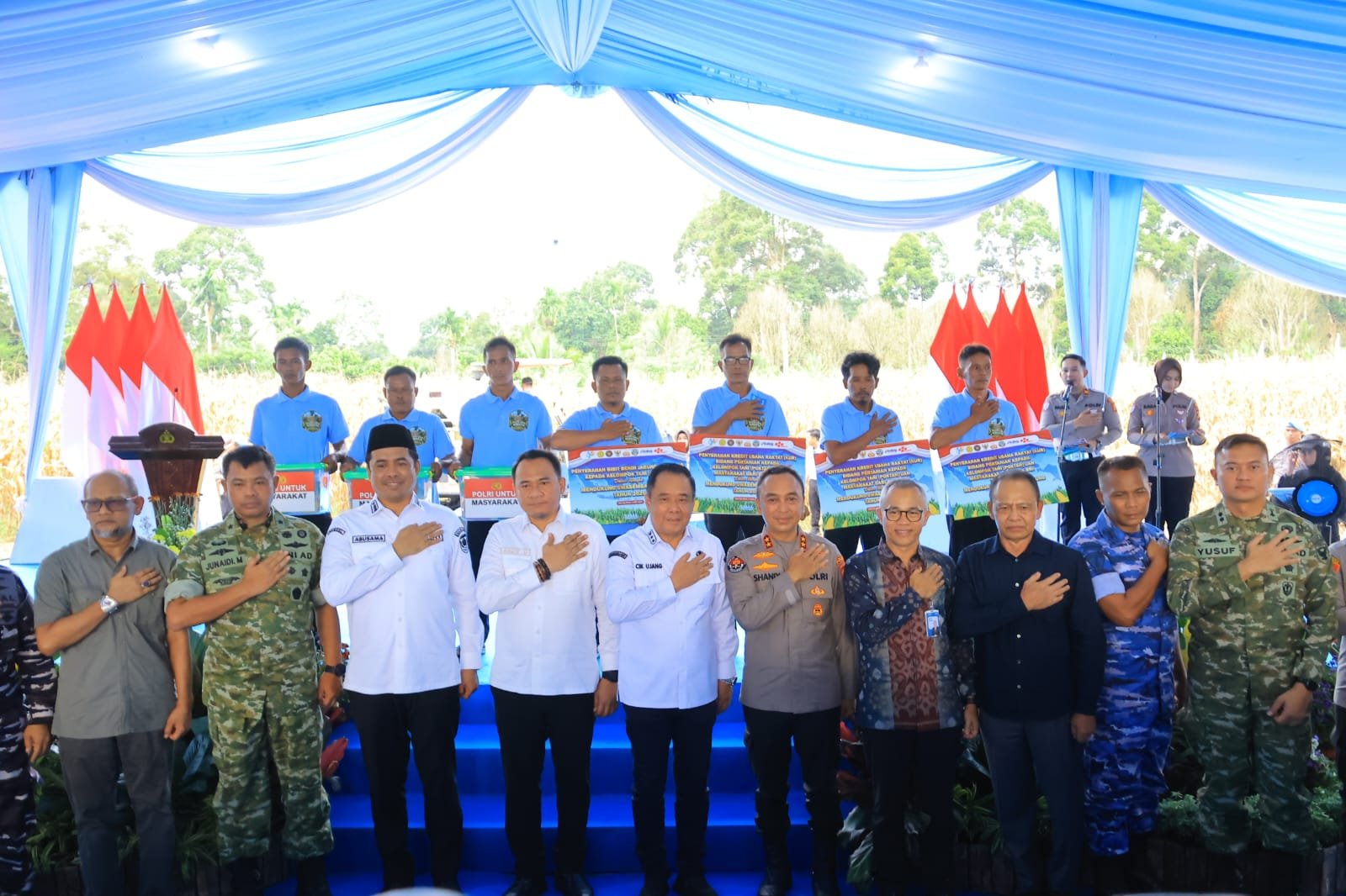 Wagub Sumsel Cik Ujang Hadiri Panen Raya Jagung di OKU Selatan, Dorong Swasembada Pangan Nasional